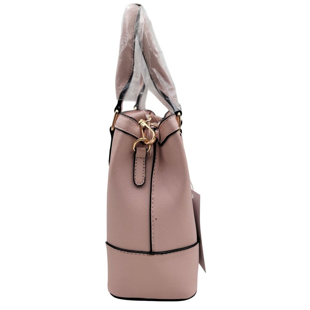 Marilyn Monroe Pink Handbag Small Faux Leather Gold Accents New - Picture 3 of 13